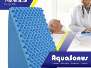 Espuma antirrefluxo triangular