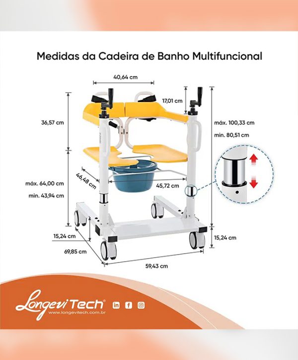 Cadeira de Transferência Multifuncional - Imagem 5