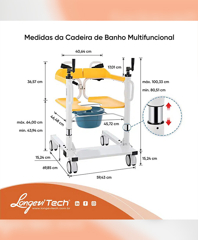 Cadeira de Transferência Multifuncional - Imagem 5