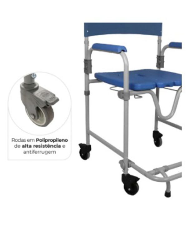 Cadeira de banho D45 Dellamed - Imagem 3