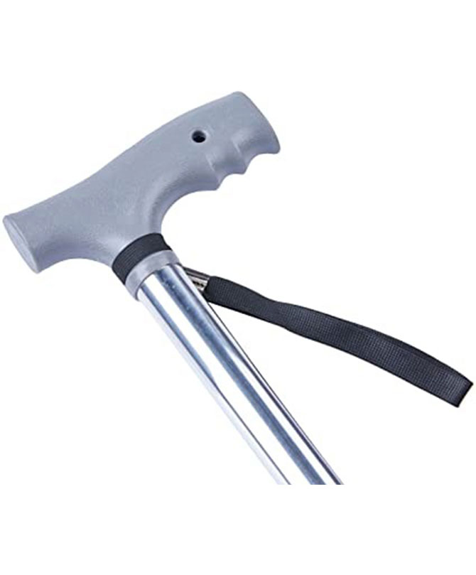 Bengala regulável tipo T em alumínio – prata Carci - Imagem 3