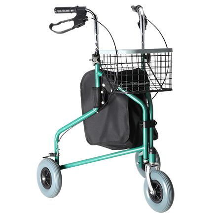 Andador 3 Rodas com Cesta Praxis com freios - Imagem 2