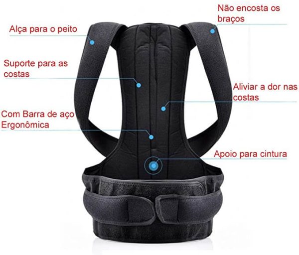 CINTA POSTURAL E LOMBAR GG - Imagem 2