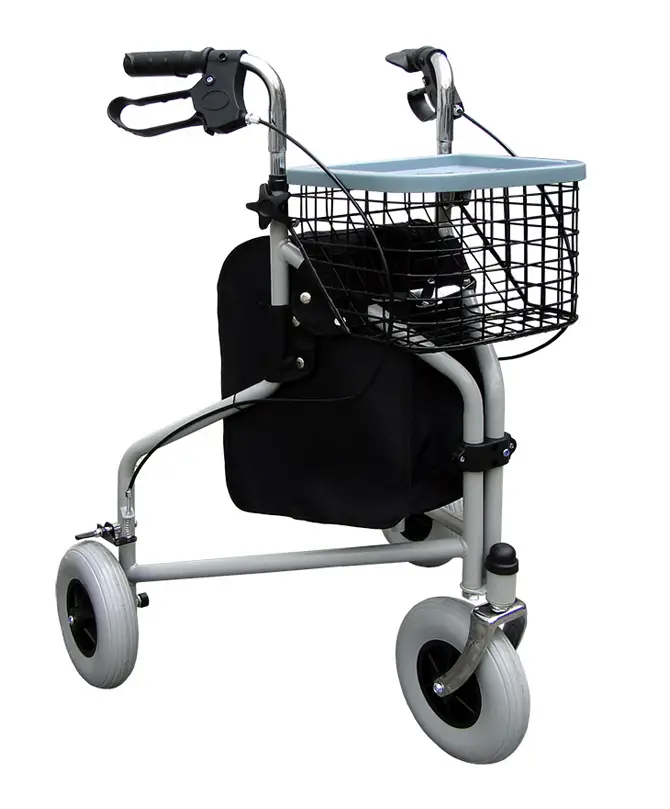 Andador 3 Rodas com Cesta Praxis com freios
