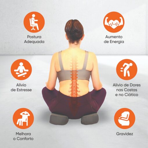 Almofada Cóccix Conforto Longevitech