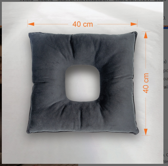 Almofada com Orifício Conforto Longevitech - Imagem 4