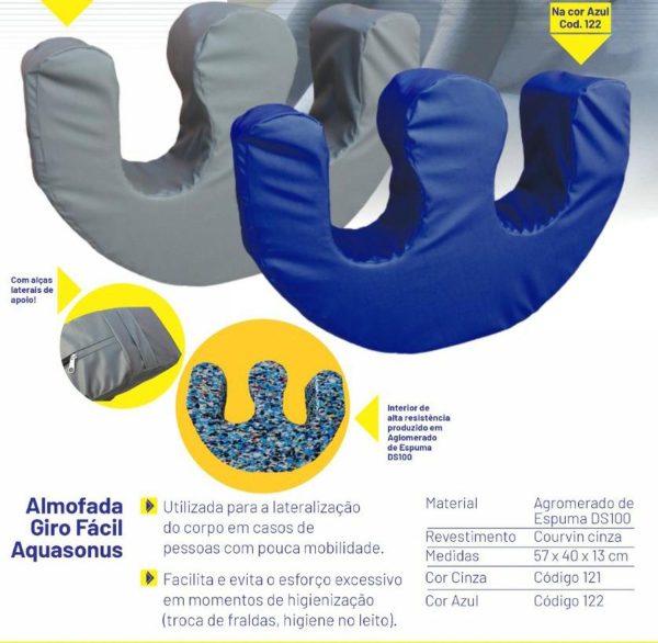 Almofada Para Posicionar Paciente no Leito-Giro Facil - Imagem 3
