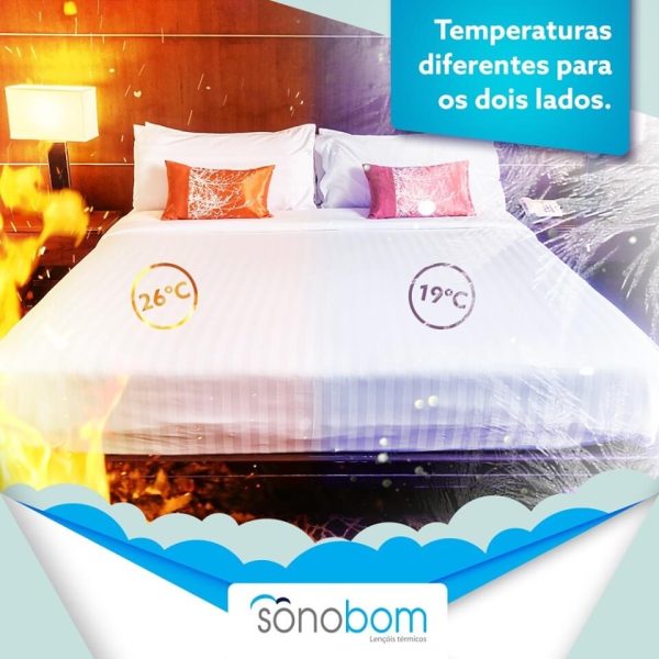 Lençol Térmico Casal 2 Temperaturas - Imagem 2