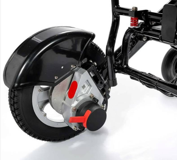 Cadeira de Rodas Motorizada Leve Compact Street - Cor Preta - Power Lite - Imagem 5