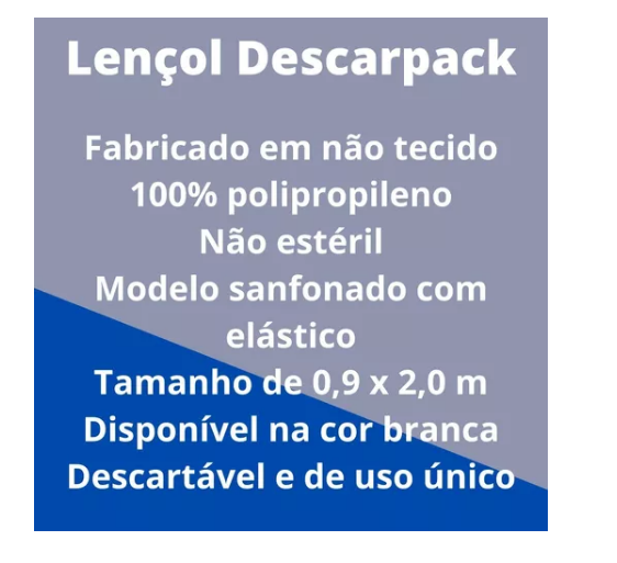 Lençol Descartável P/maca Descarpack - Imagem 2