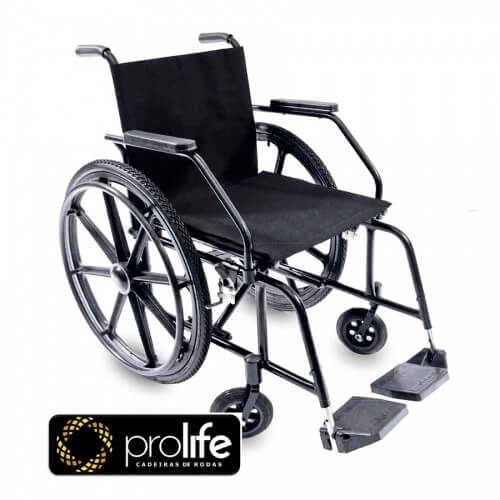CADEIRA DE RODAS SIMPLES PL002 PROLIFE EM CURITIBA - Imagem 3