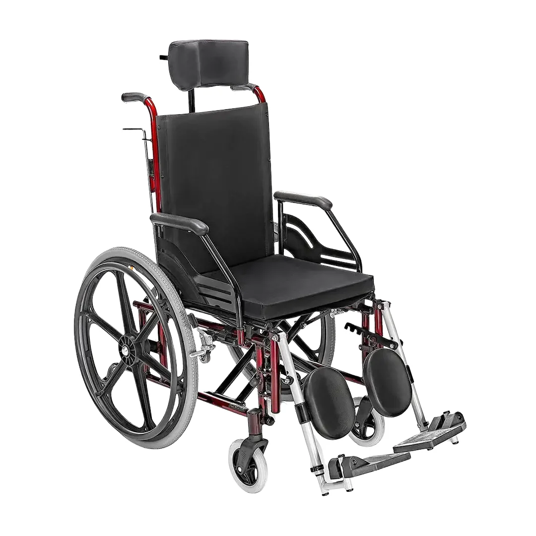 cadeira de rodas reclinavel em aluminio