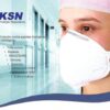 Máscara Hospitalar PFF2 N95 Branca - KSN