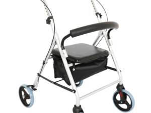 Andador com 4 Rodas com assento e cesto D12 - Dellamed