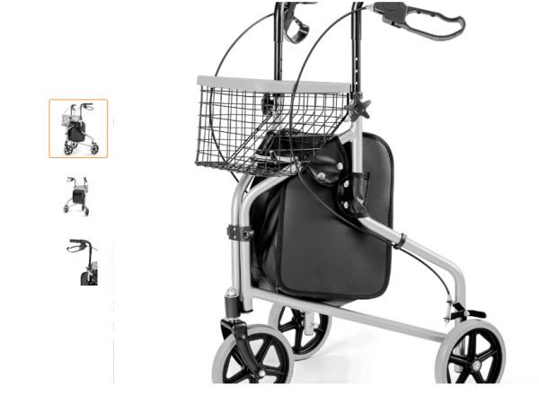 ANDADOR 3 RODAS TRICICLO HIDROLIGHT