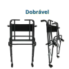 Cadeira de Banho Desmontável Dobrável Higiênica Idoso B5 150kg Ortomobil - Image 2