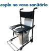 Cadeira de Banho Desmontável Dobrável Higiênica Idoso B5 150kg Ortomobil - Image 3