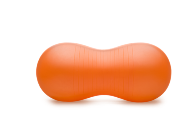 BOLA DE GINASTICA FEIJAO LARANJA 45CMX90CM HIDROLIGHT