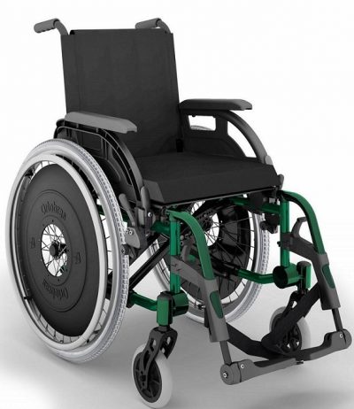 Cadeira da rodas K3 Verde Ortobras - Alento Hospitalar
