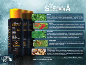 GEL MASSAGEM SUCUPIRA EXTRA FORTE