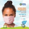 Máscara cirúrgica descartável dupla camada com filtro infantil - Image 2