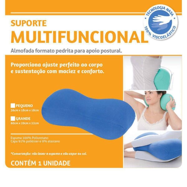 SUPORTE MULTIFUNCIONAL PEDRITA GRANDE COR PRETA VISCO ELÁSTICO - Image 3