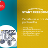 Cadeira de Rodas Manual Start Preta Capacidade 120kg Freedom - Imagem 8