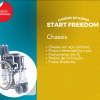 Cadeira de Rodas Manual Start Preta Capacidade 120kg Freedom - Imagem 3