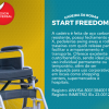 Cadeira de Rodas Manual Start Preta Capacidade 120kg Freedom - Imagem 2