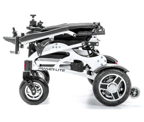Cadeira de Rodas Motorizada Tilt Wave - Cor Branca - Power Lite - Image 10